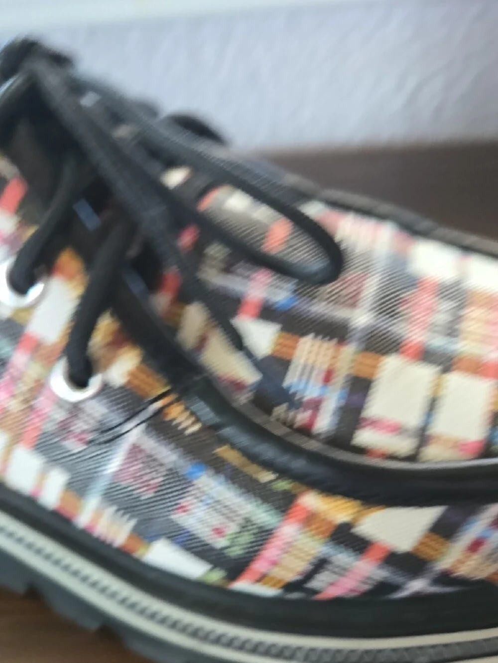 Circus By Sam Edelman Plaid Platform Shoes, Size 8.5